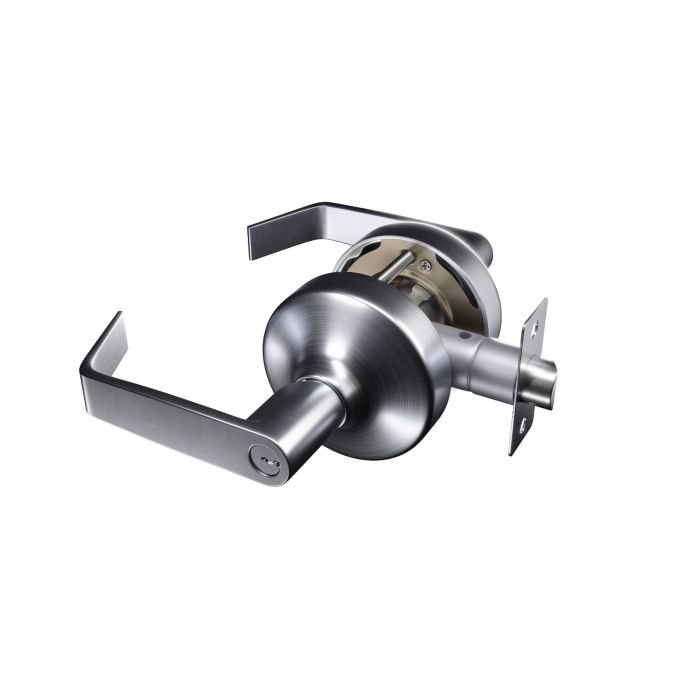 Commercial door lever hardware