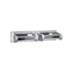 Toilet Tissue Holder - Double - Chrome Plated - Surface Mounted