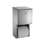 Roval™ - Toilet Tissue Dispenser - Twin Hide-A-Roll - Surface Mounted