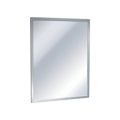 Mirror - Stainless Steel, Inter-Lok Angle Frame