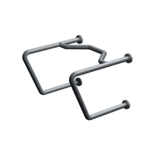 Exposed Flange (1-1/4" O.D) Smooth - Straddle Grab Bar
