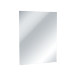 Frameless Mirror, Type 304 Stainless Steel Surface, #8 Polish (Masonite back)