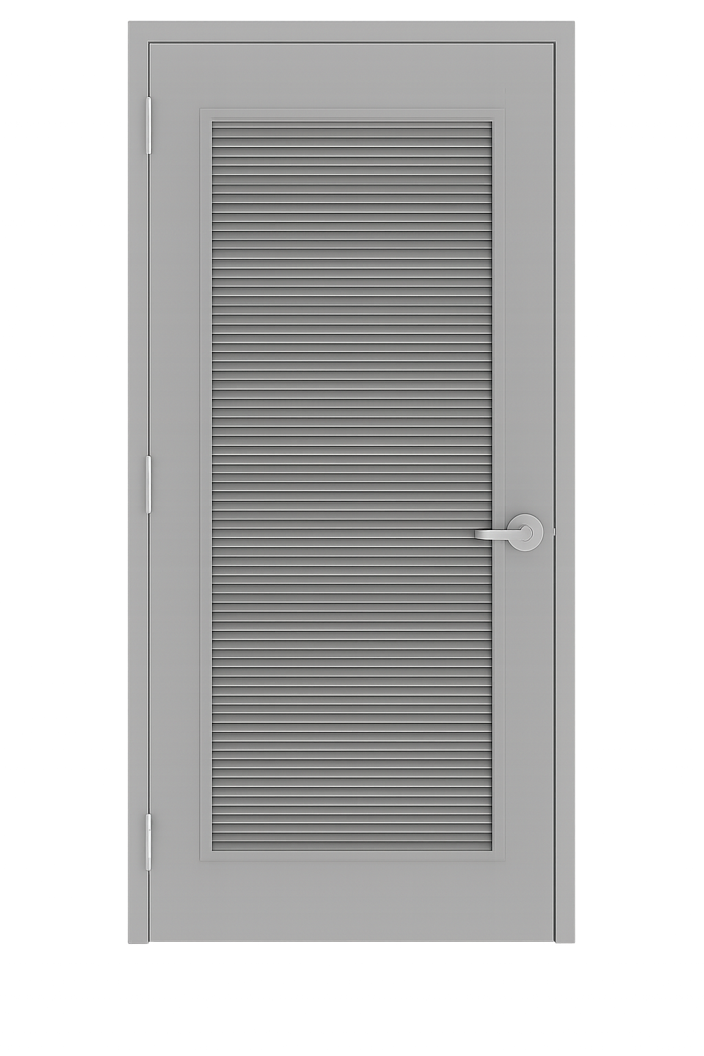 Metal Door With Louver